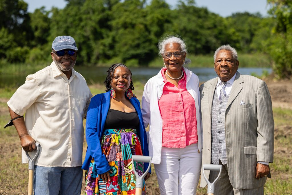 a photo of Anderson Flen, Joycelyn Davis, Merceria Ludgood, and Pastor Charles Bradley