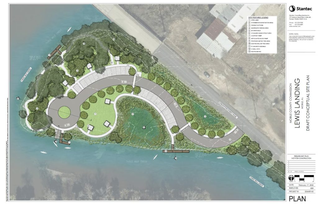 Lewis Landing draft site plan